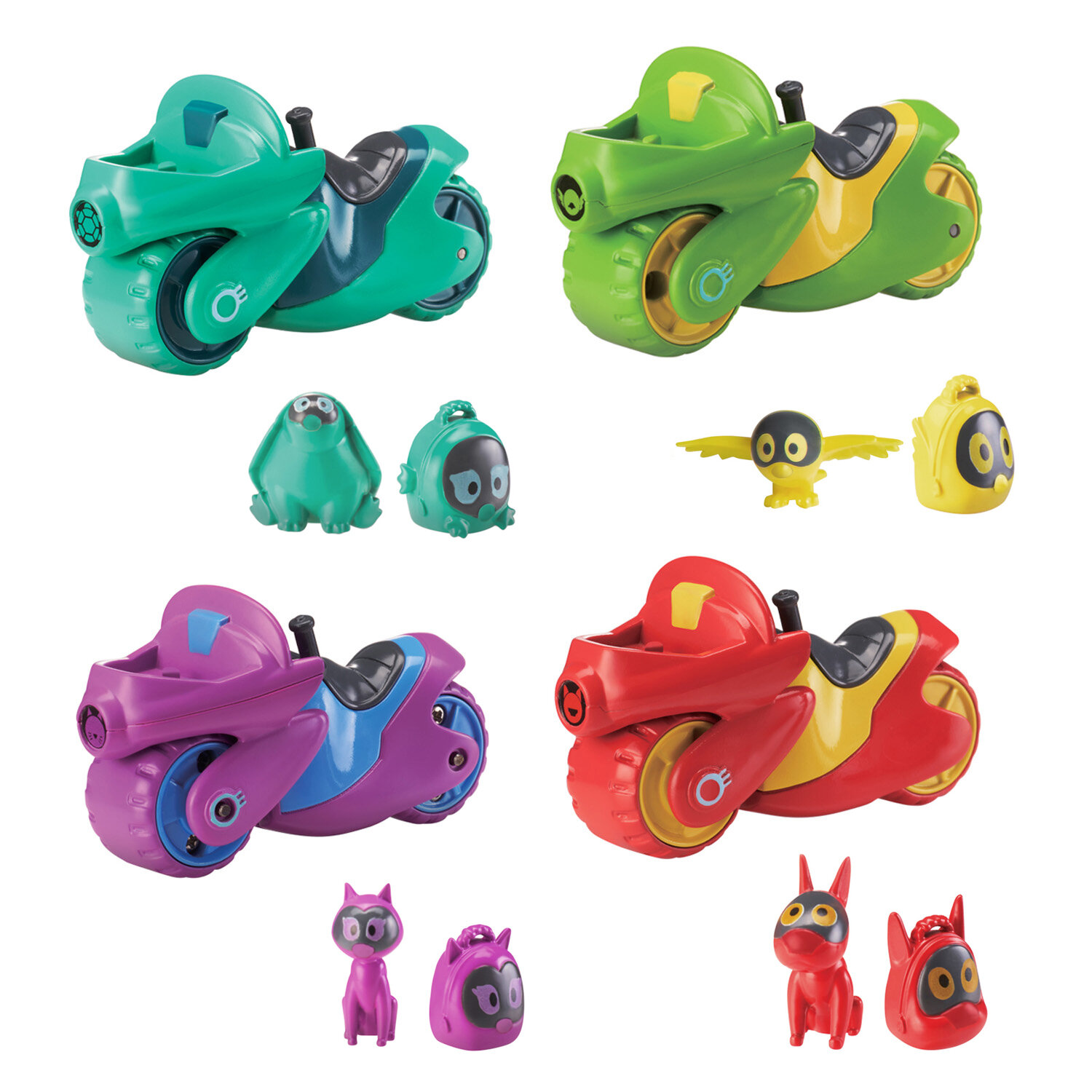 

Набор игровой Petronix 4 фигурки героев и пэтмобили 42237