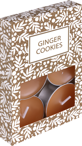 

Свеча ароматическая чайная HOMECLUB корица/имбирное печенье аромат в ассортименте 6 шт.