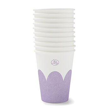 Стаканы одноразовые Азбука Вкуса Purple Celebrate 0.3л, 10шт., Россия