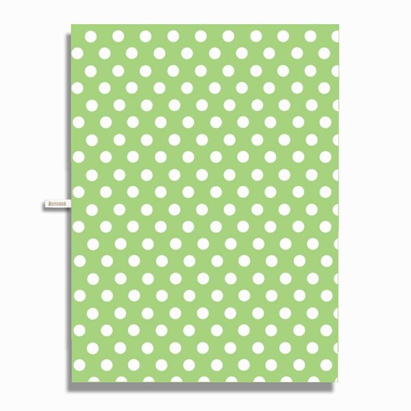 Полотенце кухонное Горошек 39х60 см салатовый