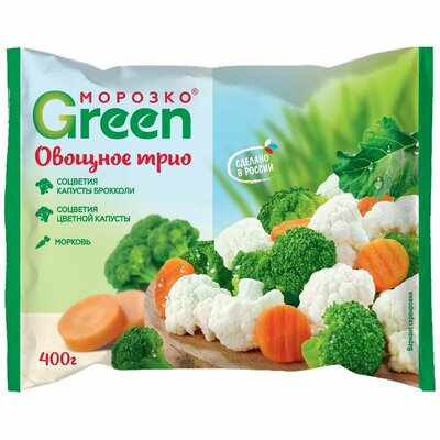 Смесь Морозко Green Овощное трио 400 г