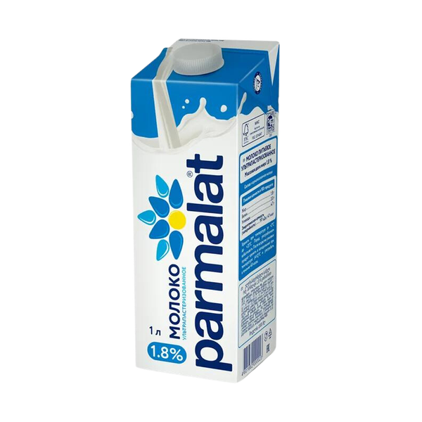 Молоко Parmalat ультрапастеризованное 1.8% 1 л