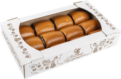 

Печенье сдобное Мистер Профитроль рулет с маком 300 г