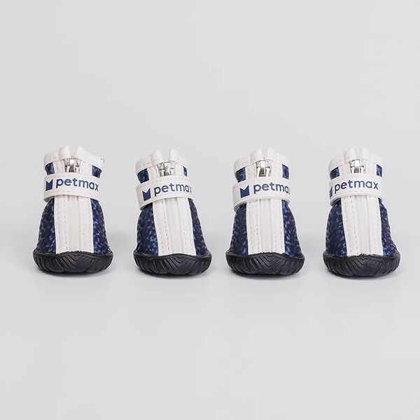 Ботинки для собак S синий