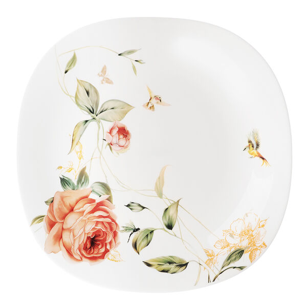 Millimi анета тарелка подстановочная опаловое стекло 28см, квадратная форма, 19019