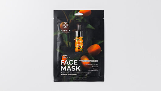 Тканевая маска для лица Fabrik Cosmetology с сывороткой и витамином С