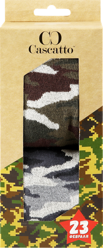 

Носки мужские CASCATTO р. 25–29 микс, Арт. 21NMN09/2, 2пары