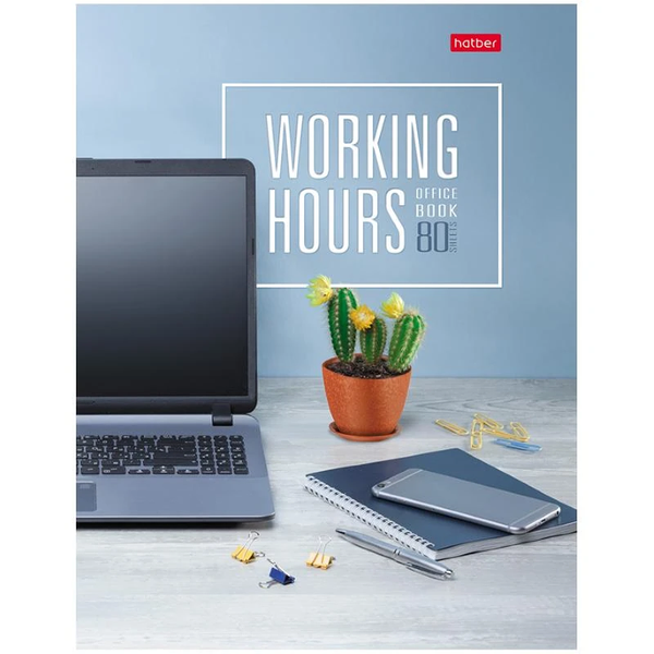 Бизнес-блокнот 80л А5 клетка тв.переплет Время Управлять 80ББ5В1_22418