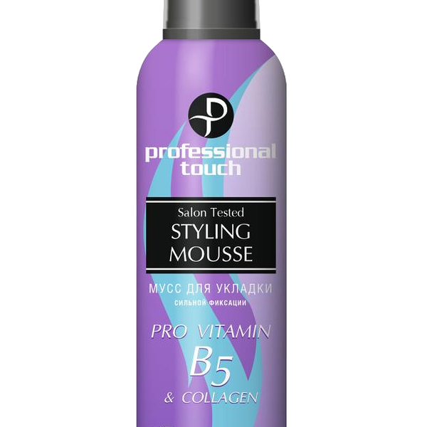 Мусс для волос Professional Touch Pro Vitamin B5&Collagen 150 мл