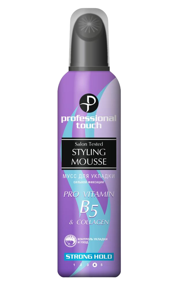 

Мусс для волос Professional Touch Pro Vitamin B5&Collagen 150 мл