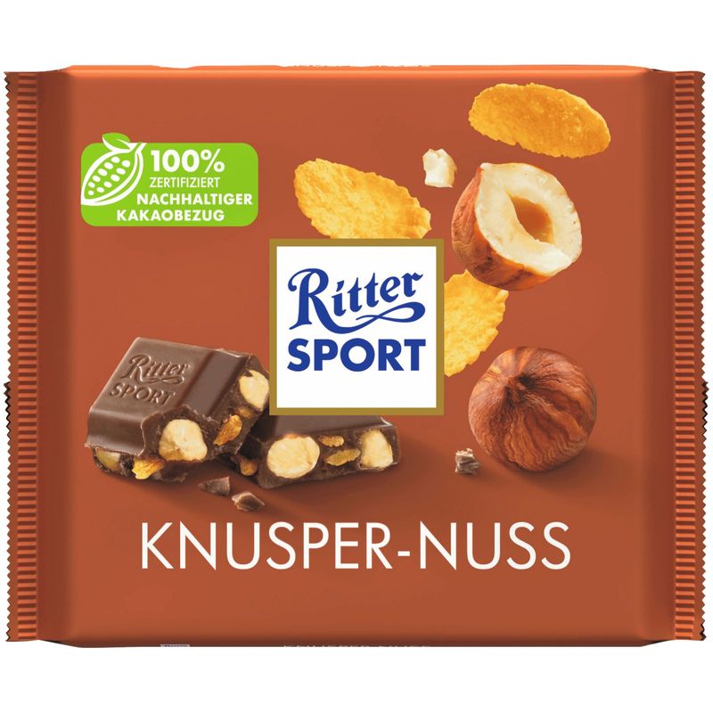 

Шоколад Ritter Sport Цельный орех и хлопья 250 г