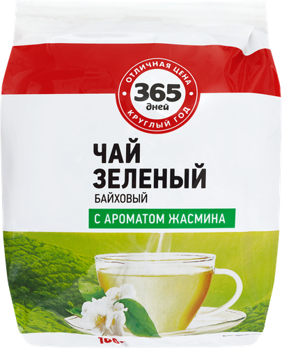 

Чай зеленый Китайский 365 Дней с ароматом жасмина