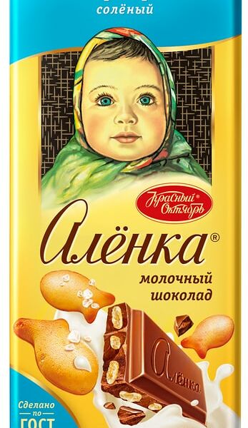 Шоколад Аленка Молочный Соленый крекер 85г