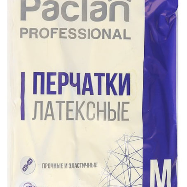 Перчатки хозяйственные Paclan Professional латексные, р М