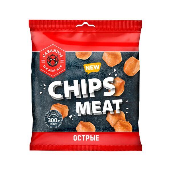 Чипсы Cabandos Острые с/в т/ф газ охл 30г Белмит