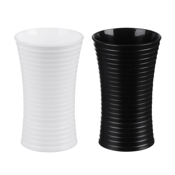 Vetta стакан для ванной комнаты полосатый, пластик, 2 цвета, 7,2х11,5