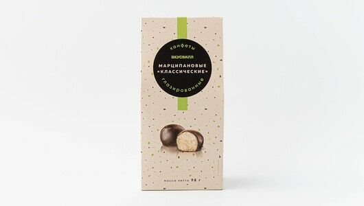 Конфеты глазированные Марципановые классические 