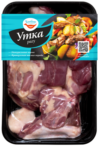 

Рагу из мяса утенка Улыбино охлажденное, вес