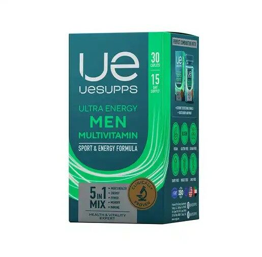 UESUPPS Ultra Energy Мен Мультивитамин Формула капсулы 30 шт