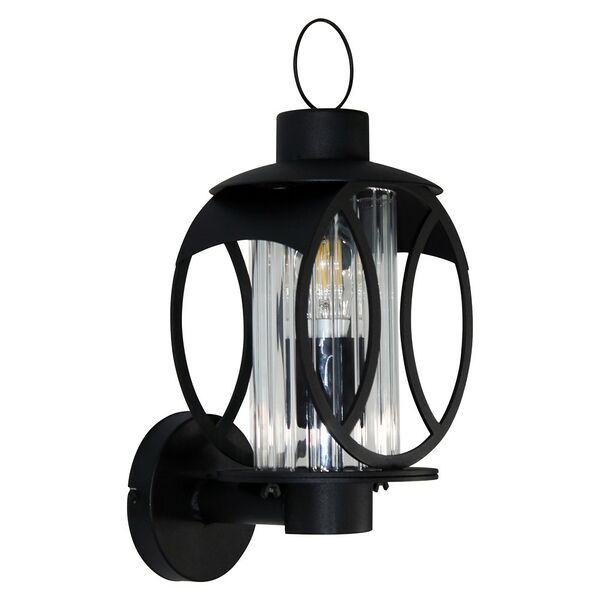 Светильник настенный Элетех Манхеттен, Е27, 100 Вт, черный 22х20х39 см