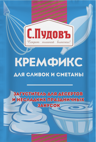 

Загуститель для сливок и сметаны С.ПУДОВЪ Кремфикс, 8г
