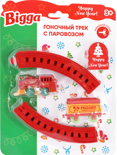 

Набор игровой Bigga Гоночный трек с паровозом