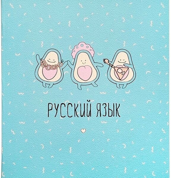 Тетрадь общая Be Smart Avocado Русский язык 165*203мм линейка 48л