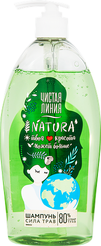 Шампунь Чистая Линия Сила 5 трав 750мл