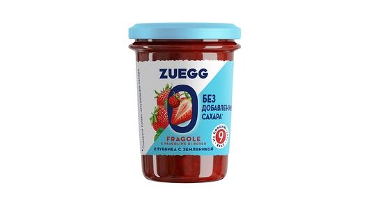 Конфитюр Клубника с земляникой с пониженной калорийностью Zuegg