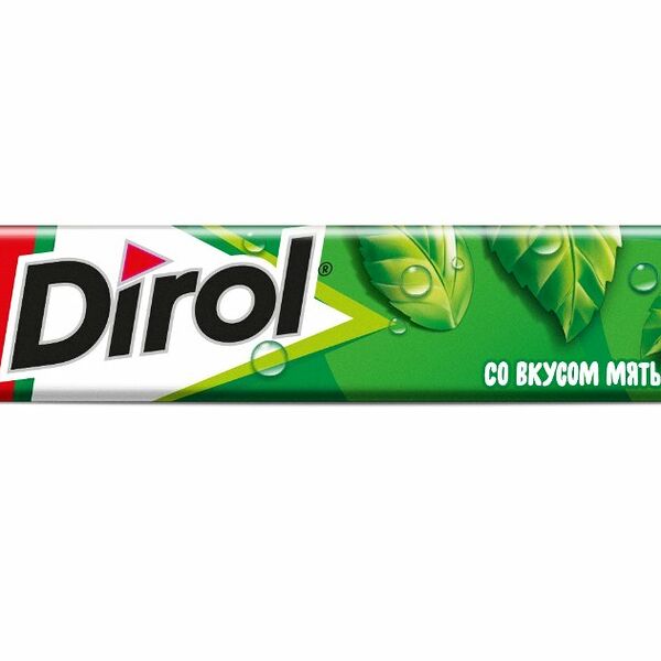 Жевательная резинка Dirol XXL Мята без сахара с мятным вкусом 19 г