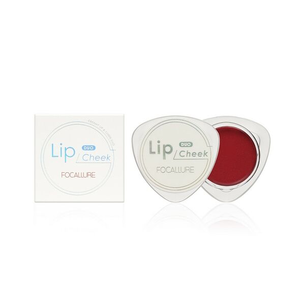 Кремовые румяна-помада Focallure Creamy Lip & Cheek Duo D10 5 г