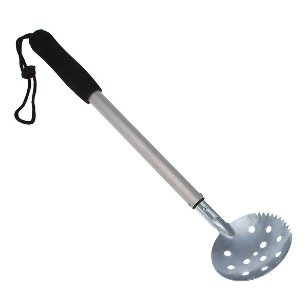 Azor fishing черпак-шумовка, d9 x 43см, алюминий, неопрен.ручка