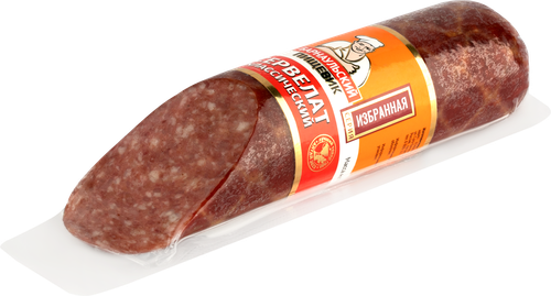 

Колбаса варено-копченая Барнаульский Пищевик сервелат Классический 380 г