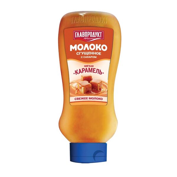 Молоко сгущённое с сахаром Главпродукт Мягкая карамель