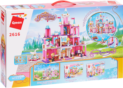 

Конструктор QMAN Замок, 801 деталь, Арт. 2616