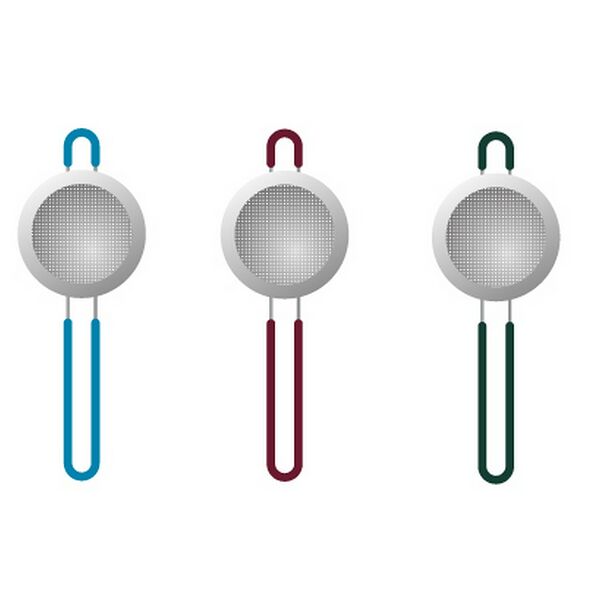 Сито с ручкой Apollo, 9 см, нерж. сталь/силикон в ассортименте