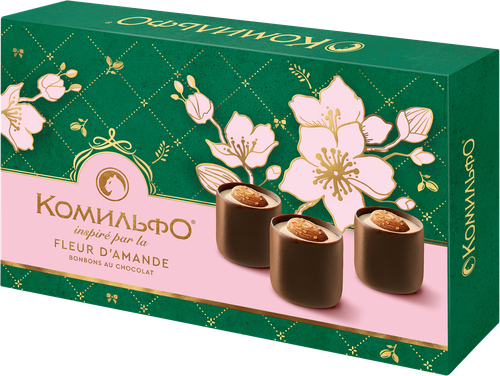 

Конфеты Комильфо с начинкой крем миндаль и фисташка, 116 г