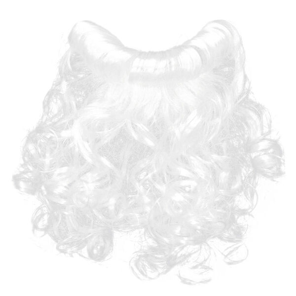 Борода деда мороза, полиэстер, 20гр, 22х20см