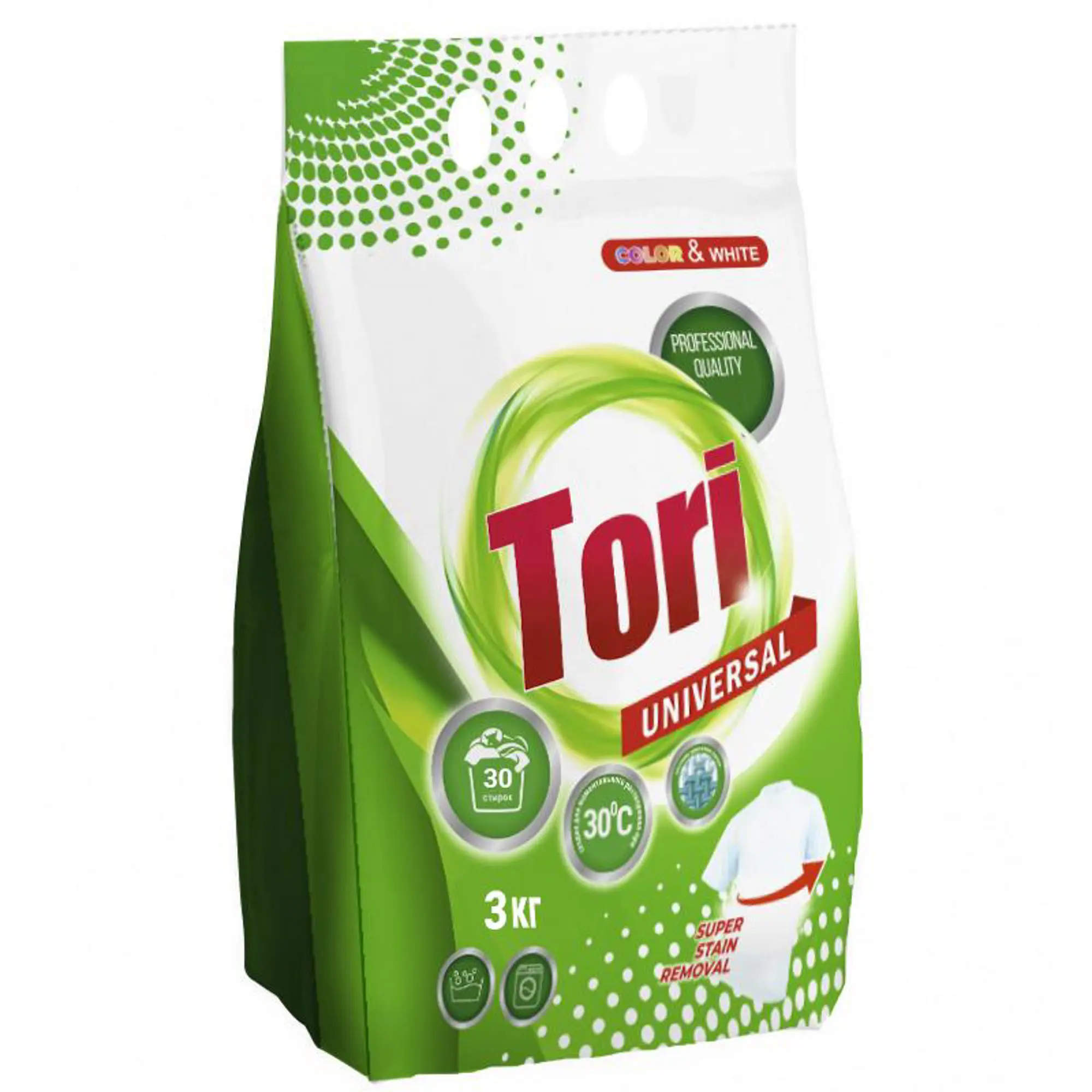 

Стиральный порошок Tori Universal 3кг