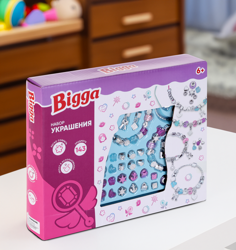 

Набор игровой Bigga Украшения, 143 предмета, Арт. OTG0916308