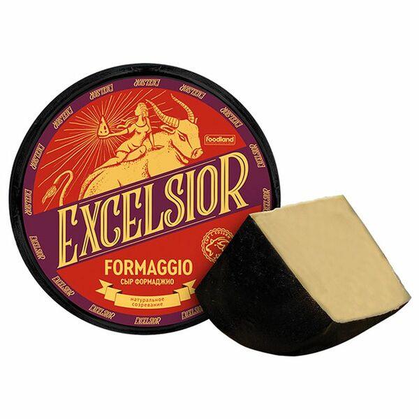 Сыр Excelsior Формаджио с добавлением козьего молока 45% вес