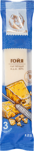 

Сыр твердый Burenka Club Гойя 40%, без змж 125 г