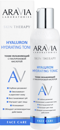

Тоник для лица Aravia Laboratories с гиалуроновой кислотой увлажняющий 200 мл
