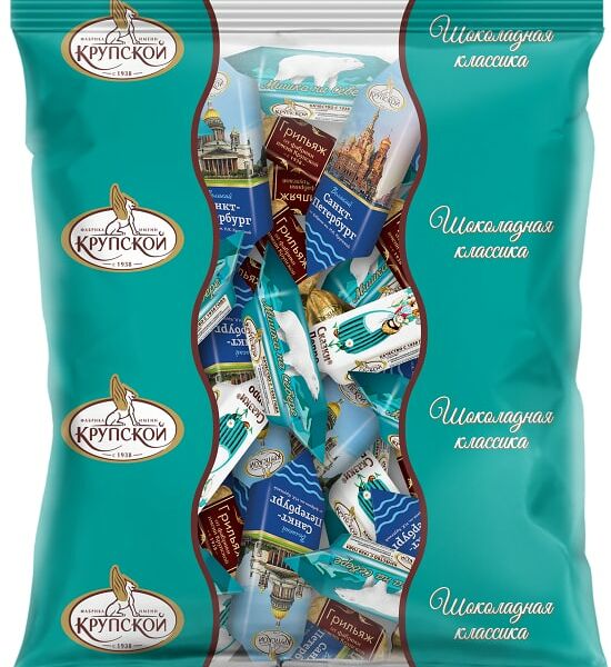 Конфеты КФ Крупской Шоколадная классика 449г