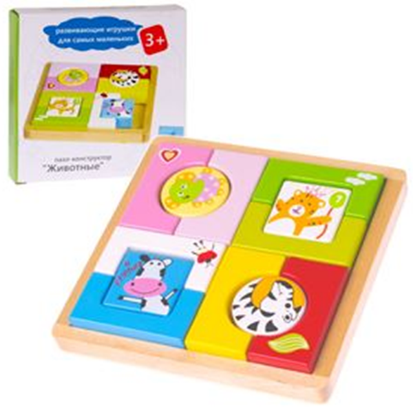 Пазл-конструктор Животные арт МТQ1374