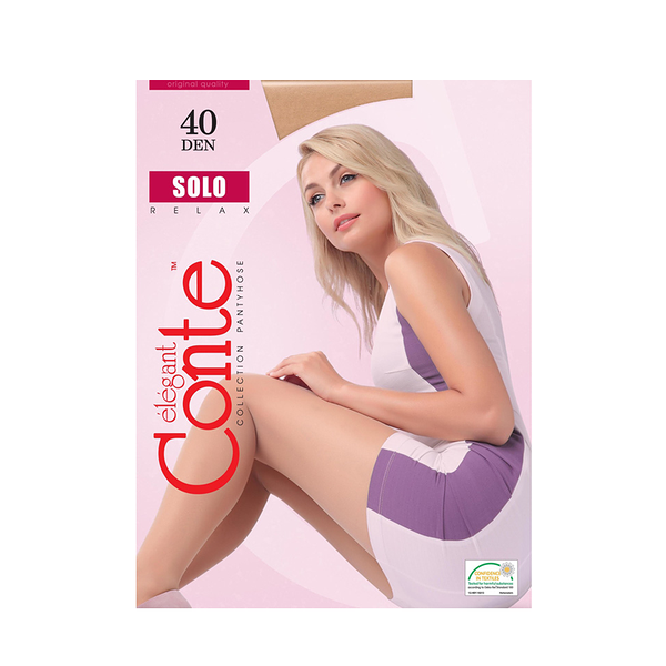 Колготки Solo natural 40 размер 6 ТМ Conte Elegant (Конте Элегант)