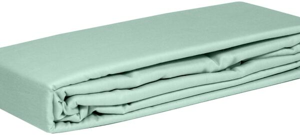 Простыня PiCassa на резинке сатин зеленый 180*200см