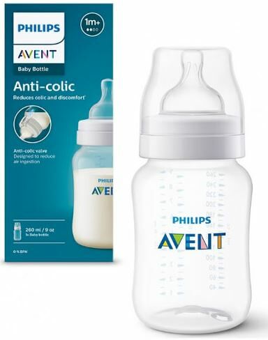 Бутылочка для кормления Anti-colic, 1+ мес 260мл