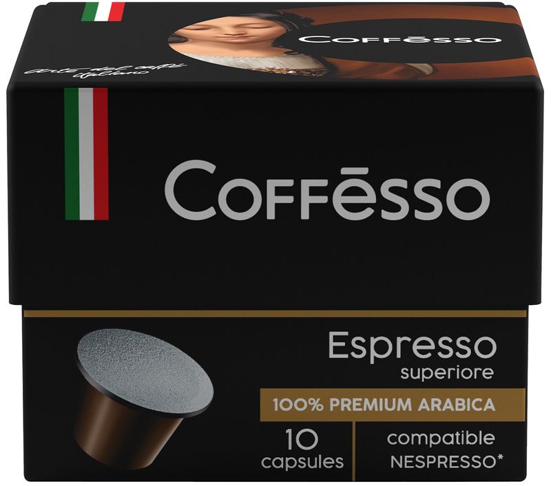 

Кофе в капсулах Coffesso Espresso Superiore молотый 10x5 г