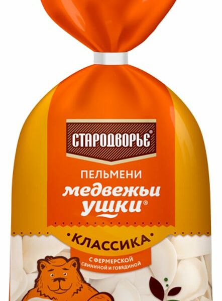 Пельмени Стародворье Медвежьи Ушки с фермерской свининой и говядиной